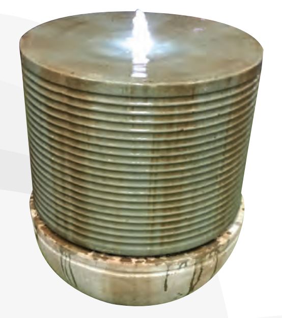 Madison Ribbed Modern Water Feature